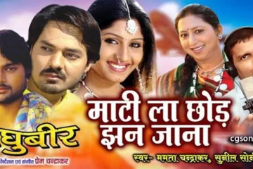 mati la chhodi jhan jabe cg movie song lyrics